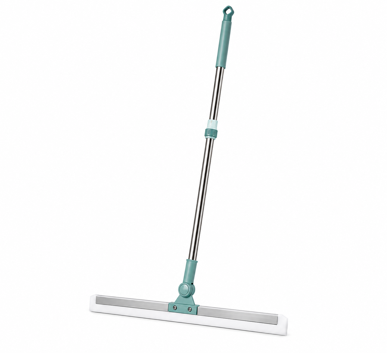 Premium Floor Wiper | Adjustable Stainless Steel Handle | Soft Rubber Blade for Bathroom & Kitchen